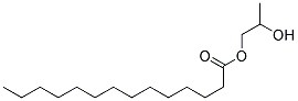 myristic acid, monoester with propane-1,2-diol Struktur