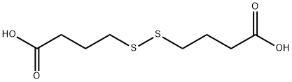 3-羧丙基二硫化物, 2906-60-7, 结构式
