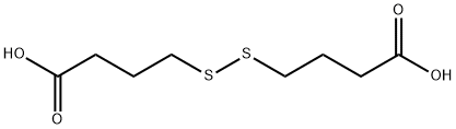 3-CARBOXYPROPYL DISULFIDE Structure