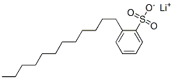 lithium dodecylbenzenesulphonate Structure