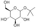 tert-ブチルβ-D-グルコピラノシド 化学構造式