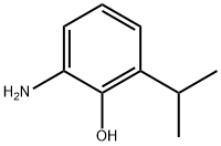 Phenol, 2-amino-6-(1-methylethyl)- (9CI) Struktur