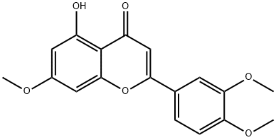 5-羟基-7,3',4'-三甲氧基黄酮,29080-58-8,结构式