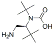 Carbamic acid, [(1S)-1-(aminomethyl)-2,2-dimethylpropyl]-, 1,1-dimethylethyl Struktur