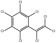 八氯苯乙烯,29082-74-4,结构式