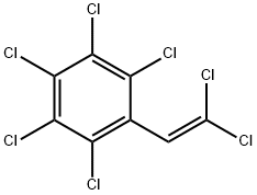 Β,Β,2,3,4,5,6-七氯苯乙烯, 29082-75-5, 结构式