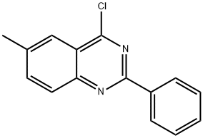 4-CHLORO-6-METHYL-2-PHENYL-QUINAZOLINE Structure