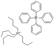 テトラブチルホスホニウムテトラフェニルボラート 化学構造式