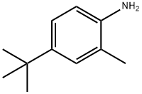 4-TERT-BUTYL-2-METHYLANILINE, 2909-82-2, 结构式