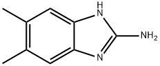 5,6-ジメチル-1H-ベンゾイミダゾール-2-アミン 化学構造式