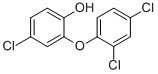 4-chloro-2-(2,4-dichlorophenoxy)phenol Struktur