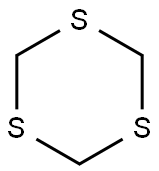 1,3,5-トリチアン 化学構造式