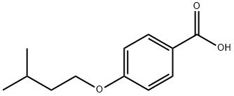 4-(イソペンチルオキシ)ベンゼンカルボン酸 化学構造式