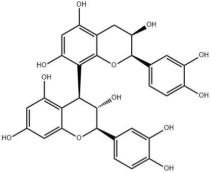 (2R,2'R)-2α,2'α-ビス(3,4-ジヒドロキシフェニル)-4α,8'-ビクロマン-3β,3'α,5,5',7,7'-ヘキサオール