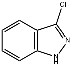 3-クロロ-1H-インダゾール 化学構造式
