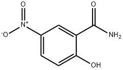 2-羟基-5-硝基苯甲酰胺 结构式