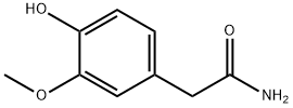 2-(4-Hydroxy-3-methoxyphenyl)acetamide Struktur