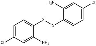 2,2'-ジチオビス(5-クロロベンゼンアミン) 化学構造式