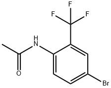 4'-ブロモ-2'-(トリフルオロメチル)アセトアニリド 化学構造式