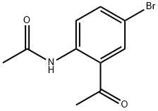 N-(2-acetyl-4-bromophenyl)acetamide Struktur
