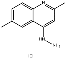 2,6-DIMETHYL-4-HYDRAZINOQUINOLINE HYDROCHLORIDE Structure