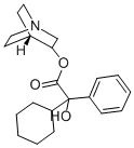 3-Quinuclidinyl alpha-phenylcyclohexaneglycolate Structure