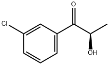 (R)-1-(3-Chlorophenyl)-2-hydroxy-1-propanone Struktur
