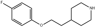 4-[2-(4-FLUOROPHENOXY)ETHYL]PIPERIDINE Structure