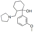 1-(3-Methoxyphenyl)-2-(1-pyrrolidinylmethyl)-1-cyclohexanol Structure