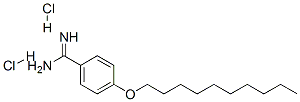 4-(Decyloxy)-benzamidine dihydrochloride Struktur