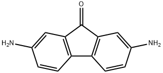 2,7-ジアミノ-9H-フルオレン-9-オン 化学構造式