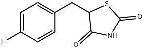 5-(4-氟苄基)-2,4-噻唑烷二酮,291536-42-0,结构式