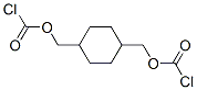 Bis(chloroformic acid)1,4-cyclohexanediylbismethylene ester 结构式