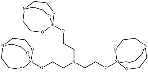 tris[2-(2,8,9-trioxa-5-aza-1-silabicyclo[3.3.3]undec-1-yloxy)ethyl]amine Structure
