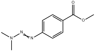 p-(3,3-Dimethyl-1-triazeno)benzoic acid methyl ester Struktur