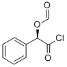(R)-α-(ホルミルオキシ)ベンゼン酢酸クロリド 化学構造式