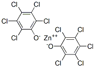 zinc bis(pentachlorophenolate) Struktur