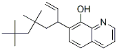 7-(1-エテニル-3,3,5,5-テトラメチルヘキシル)-8-キノリノール 化学構造式