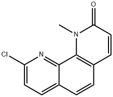 9-Chloro-1-methyl-1,10-phenanthrolin-2(1H)-one Struktur