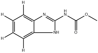 カルベンダジム‐D4(ベンズイミダゾール‐4,5,6,7‐D4) 化学構造式