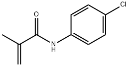 N-(4-CHLOROPHENYL) METHACRYLAMIDE 结构式