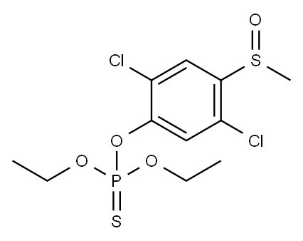 虫螨磷亚砜, 10ΜG /ΜL于环己烷, 29185-21-5, 结构式