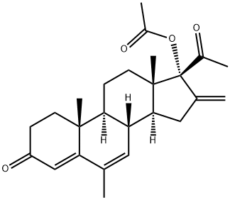 Melengestrol acetate Struktur