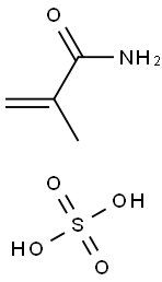 2-メチル-2-プロペンアミド/硫酸 化学構造式