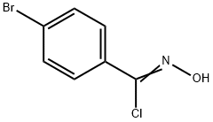 4-ブロモ-N-ヒドロキシベンズイミドイルクロリド 化学構造式
