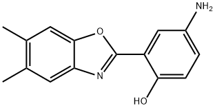 4-AMINO-2-(5,6-DIMETHYL-BENZOOXAZOL-2-YL)-PHENOL Struktur