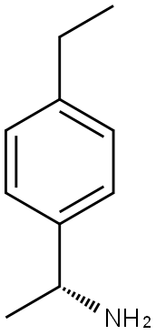 Benzenemethanamine, 4-ethyl-a-methyl-, (aR)- Structure