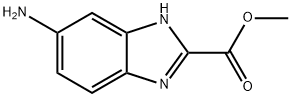 5-AMINO-1H-BENZOIMIDAZOLE-2-CARBOXYLIC ACID METHYL ESTER Structure