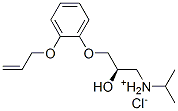 (R)-[3-[2-(allyloxy)phenoxy]-2-hydroxypropyl]isopropylammonium chloride Structure