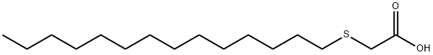 十四烷基硫代乙酸,2921-20-2,结构式